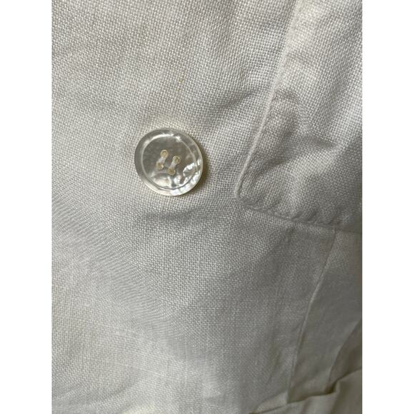 Vintage Ralph Lauren Cream Linen Blazer Size 4 - Picture 3 of 10